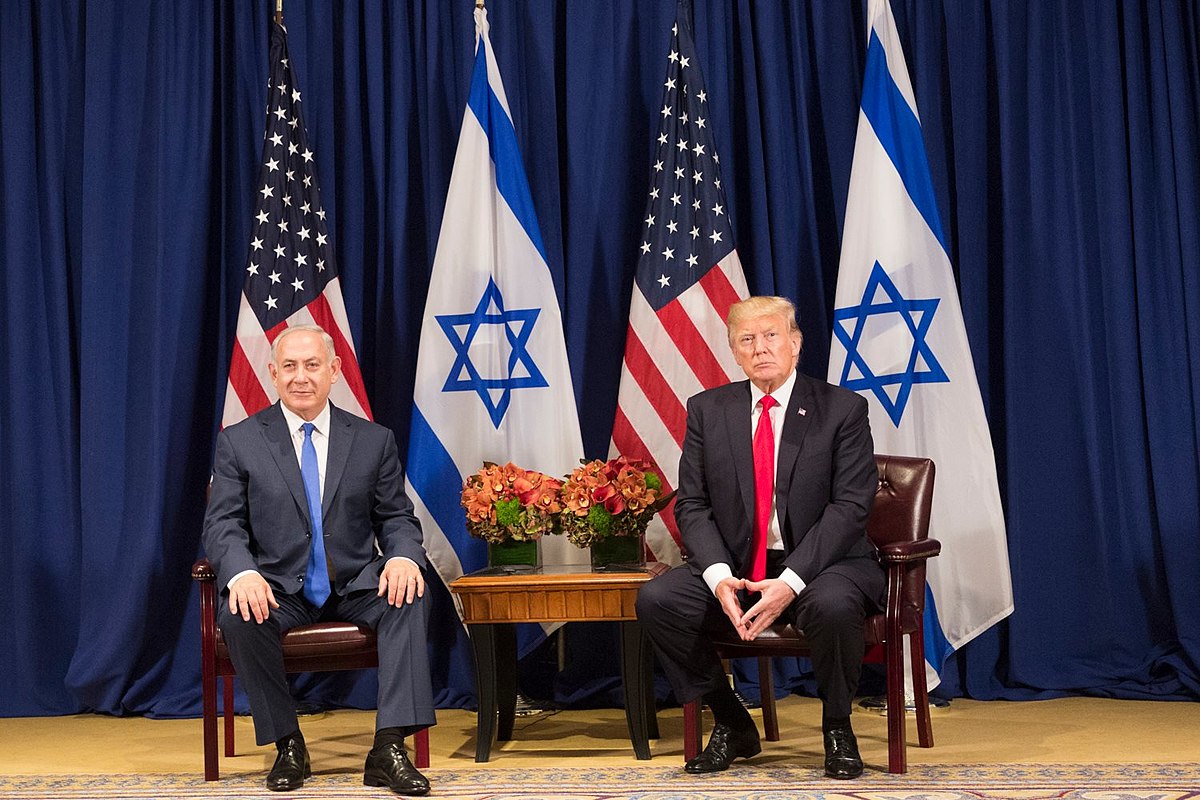 1200px President Donald J. Trump and Prime Minister Benjamin Netanyahu of Israel at the United Nations General Assembly 36747062994