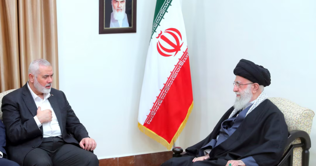 Hamas leader declares Israel’s ‘political isolation’ during tehran visit