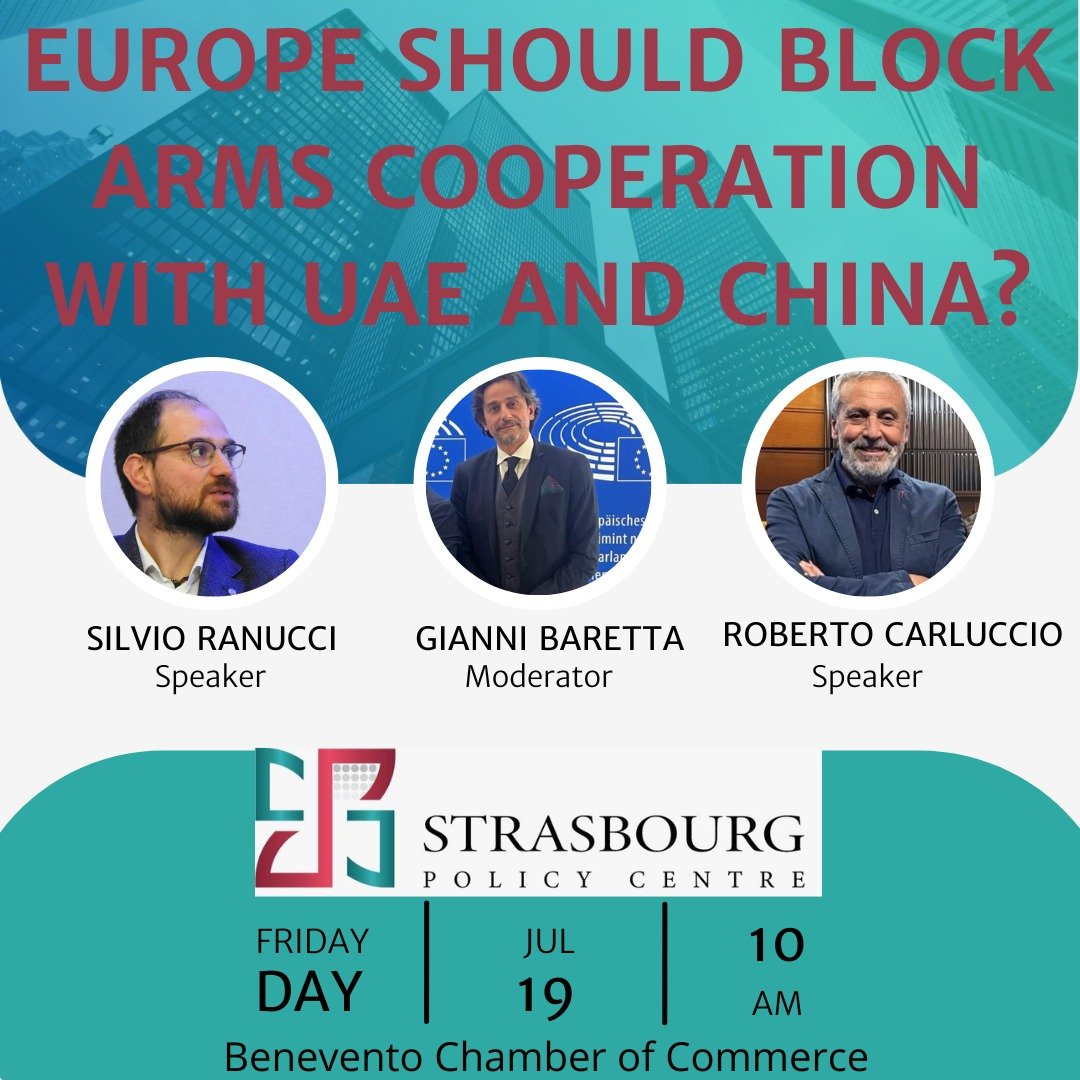 Strasbourg Policy Centre Hosts Critical Discussion on European Arms Cooperation with UAE and China