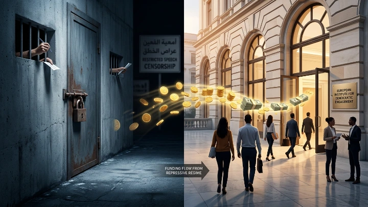 How does the repression case strengthen the story
