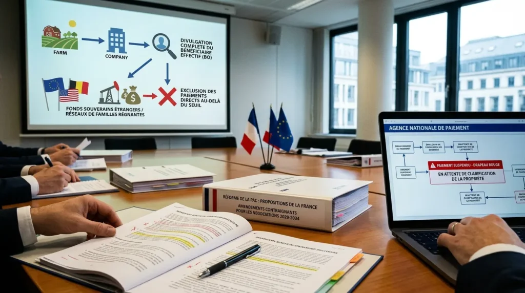 La France doit contester les 71 M€ de subventions CAP liées aux Émirats – et voici comment 1 Quelles sont les reformes legislatives concretes que la France devrait proposer dans la reforme PAC